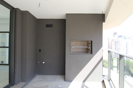 Varanda Sala de apartamento à venda com 3 quartos, 152m² em Vila Olímpia, São Paulo