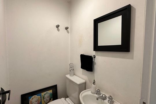 Lavabo de apartamento à venda com 1 quarto, 45m² em Brooklin, São Paulo