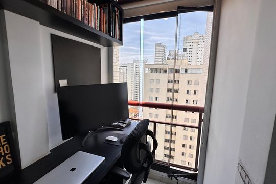 Suíte de apartamento à venda com 1 quarto, 45m² em Brooklin, São Paulo