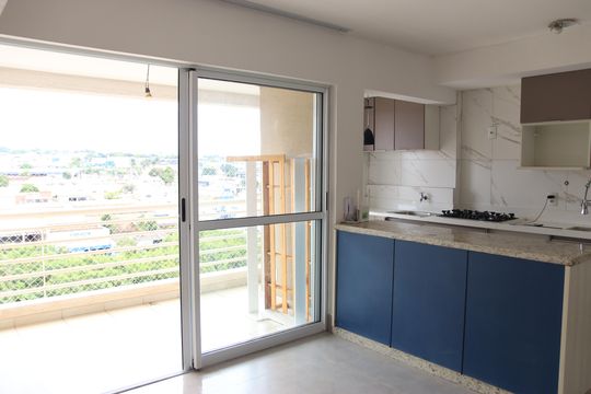 Sala de apartamento à venda com 2 quartos, 60m² em Ipiranga, Goiânia