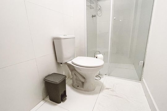 Banheiro Social de apartamento à venda com 2 quartos, 31m² em Jardim São Paulo, São Paulo