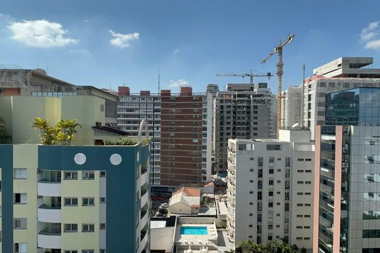 Vista da Varanda de kitnet/studio à venda com 1 quarto, 28m² em Paraíso, São Paulo