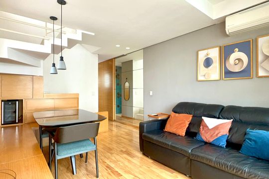 Sala de apartamento para alugar com 2 quartos, 74m² em Pinheiros, São Paulo