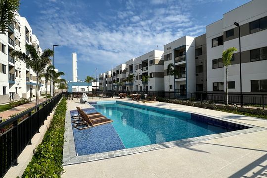 Área comum de apartamento à venda com 2 quartos, 51m² em Recreio dos Bandeirantes, Rio de Janeiro