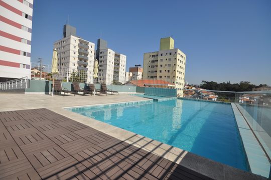 Área comum - Piscina de apartamento à venda com 1 quarto, 33m² em Vila Mazzei, São Paulo