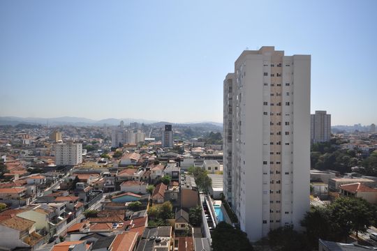 Vista da Sala de apartamento à venda com 1 quarto, 33m² em Vila Mazzei, São Paulo