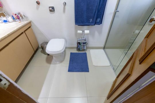 Banheiro da Suíte de apartamento à venda com 3 quartos, 91m² em Santa Cecilia, São Paulo