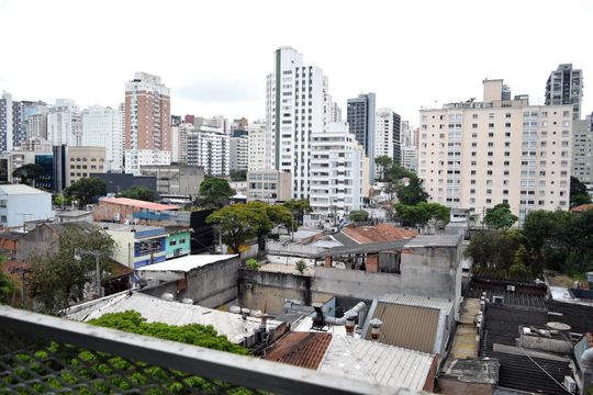 Vista Varanda de kitnet/studio para alugar com 1 quarto, 37m² em Pinheiros, São Paulo