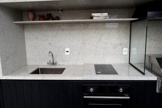Área comum de kitnet/studio para alugar com 1 quarto, 37m² em Pinheiros, São Paulo