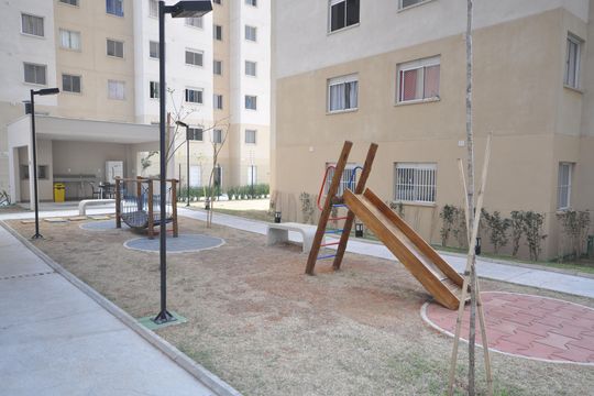 Área comum - Playground de apartamento para alugar com 2 quartos, 33m² em Parque Novo Mundo, Guarulhos