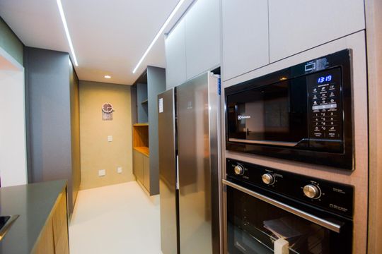 Cozinha de apartamento à venda com 3 quartos, 122m² em Jardim Flor da Montanha, Guarulhos