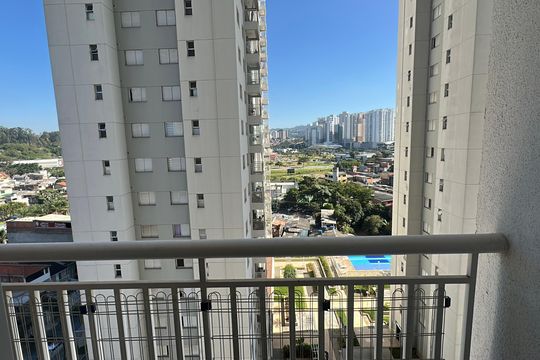 Varanda da Sala de apartamento à venda com 2 quartos, 57m² em Vila Nossa Sra. da Escada, Barueri