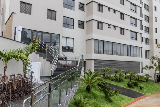 Fachada de apartamento à venda com 3 quartos, 72m² em Buritis, Belo Horizonte