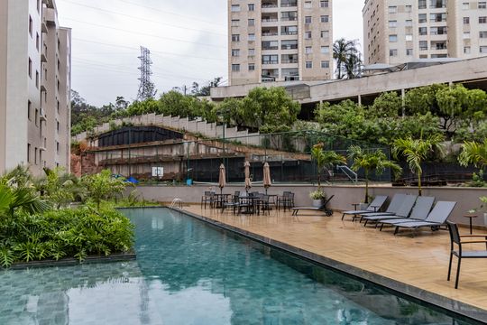 Área comum - Piscina de apartamento à venda com 3 quartos, 72m² em Buritis, Belo Horizonte