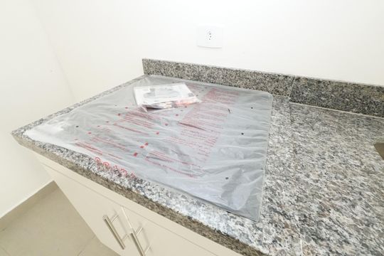 Cozinha de kitnet/studio para alugar com 1 quarto, 33m² em Ipiranga, São Paulo