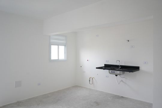 Cozinha de apartamento à venda com 1 quarto, 35m² em Vila Regente Feijó, São Paulo