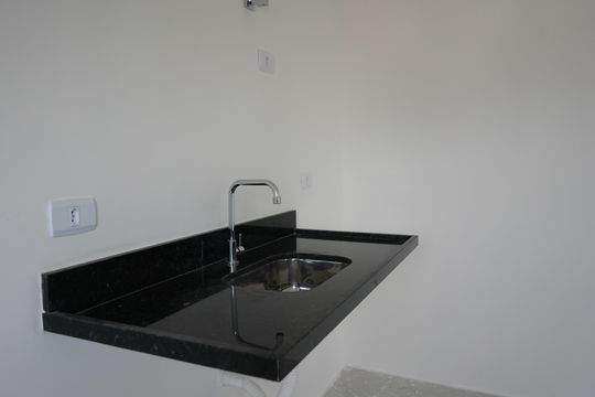 Cozinha de apartamento à venda com 1 quarto, 35m² em Vila Regente Feijó, São Paulo