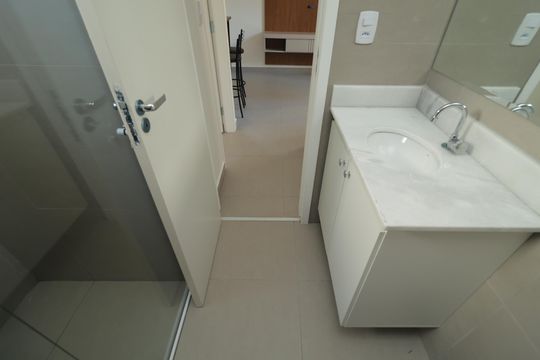 Banheiro de apartamento à venda com 2 quartos, 34m² em Ipiranga, São Paulo