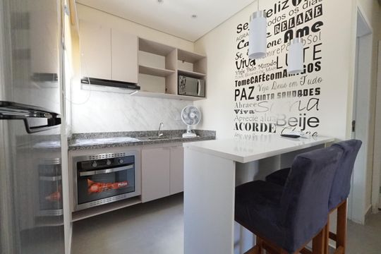 Cozinha de apartamento para alugar com 2 quartos, 34m² em Ipiranga, São Paulo
