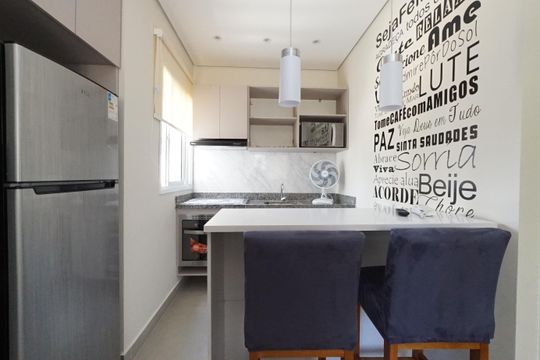 Cozinha de apartamento para alugar com 2 quartos, 34m² em Ipiranga, São Paulo