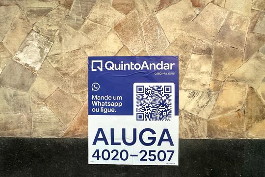 Placa de apartamento à venda com 1 quarto, 39m² em Copacabana, Rio de Janeiro