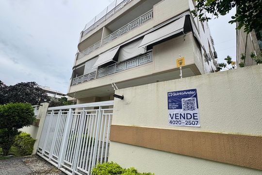 Fachada de apartamento para alugar com 3 quartos, 114m² em Recreio dos Bandeirantes, Rio de Janeiro