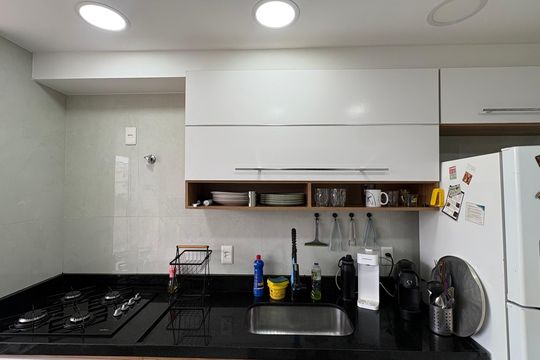 Cozinha de apartamento para alugar com 3 quartos, 114m² em Recreio dos Bandeirantes, Rio de Janeiro