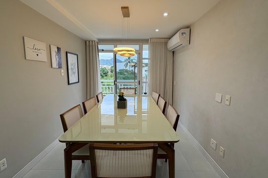 Sala de Jantar de apartamento para alugar com 3 quartos, 114m² em Recreio dos Bandeirantes, Rio de Janeiro
