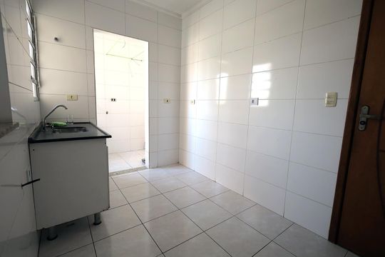 Cozinha de apartamento à venda com 2 quartos, 56m² em Jardim das Maravilhas, Santo André