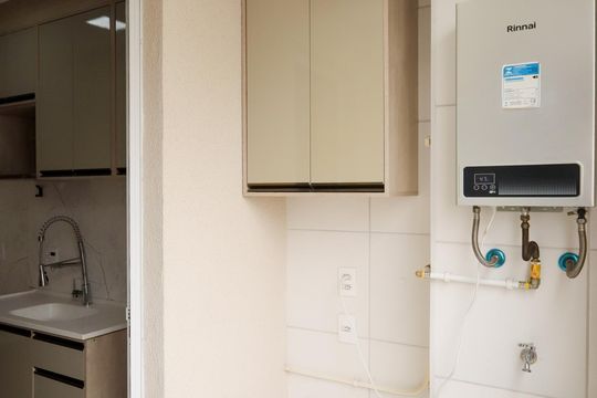 Área de serviço de apartamento para alugar com 2 quartos, 40m² em Usina Piratininga, São Paulo