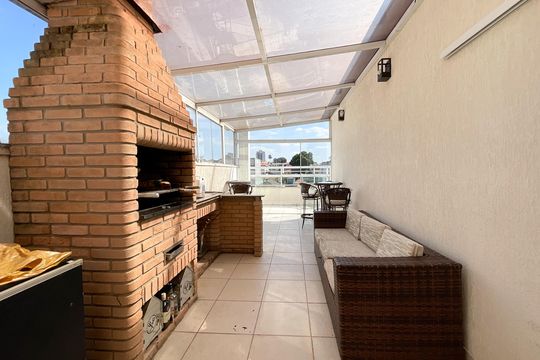 Churrasqueira - Cobertura de apartamento à venda com 3 quartos, 168m² em Paulicéia, São Bernardo do Campo