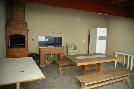 Área comum - Churrasqueira de casa à venda com 3 quartos, 104m² em Bairro dos Casa, São Bernardo do Campo