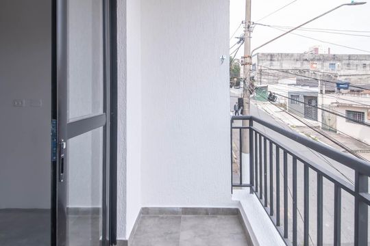 Varanda de apartamento à venda com 2 quartos, 48m² em Vila Gumercindo, São Paulo