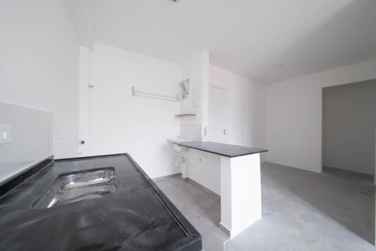 Cozinha - Lavanderia Integrada de apartamento à venda com 2 quartos, 48m² em Vila Gumercindo, São Paulo