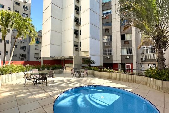Área comum - Piscina de apartamento à venda com 3 quartos, 167m² em Copacabana, Rio de Janeiro