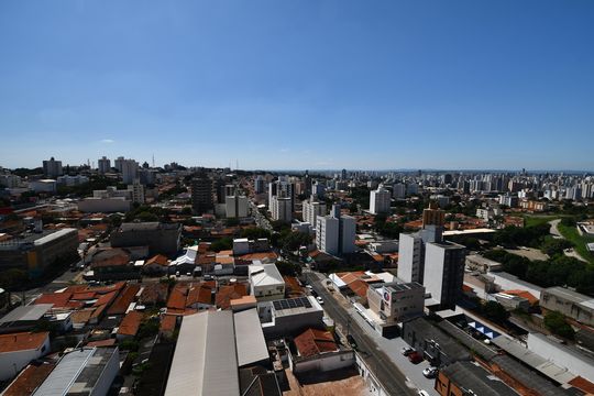 Área comum - Churrasqueira Vista de apartamento para alugar com 3 quartos, 67m² em Bonfim, Campinas