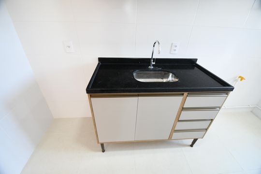 Cozinha de apartamento para alugar com 3 quartos, 67m² em Bonfim, Campinas