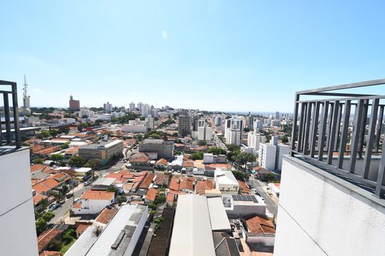 Área comum - Churrasqueira  Vista de apartamento para alugar com 3 quartos, 67m² em Bonfim, Campinas