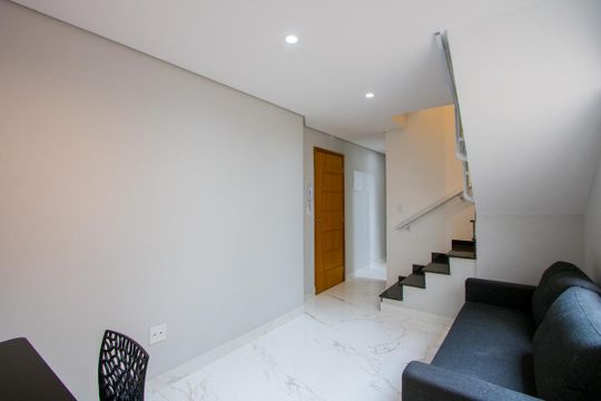Sala de apartamento para alugar com 2 quartos, 65m² em Vila Assunção, Santo André
