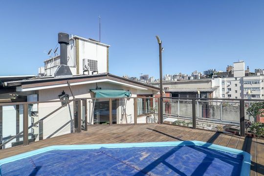 Área comum - Piscina de apartamento para alugar com 4 quartos, 210m² em Mont’serrat, Porto Alegre