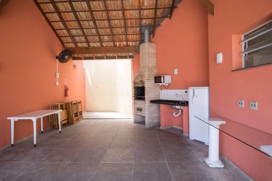 Área comum de casa de condomínio à venda com 2 quartos, 100m² em Vila Homero Thon, Santo André