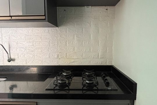 Cozinha de casa de condomínio à venda com 2 quartos, 100m² em Vila Homero Thon, Santo André
