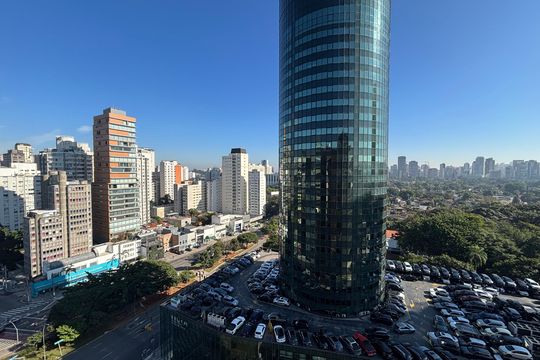 Vista de apartamento para alugar com 1 quarto, 48m² em Jardim Paulistano, São Paulo