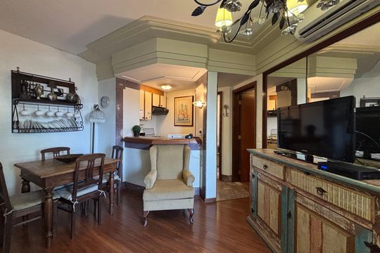 Sala de apartamento para alugar com 1 quarto, 48m² em Jardim Paulistano, São Paulo