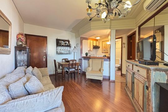 Sala de apartamento para alugar com 1 quarto, 48m² em Jardim Paulistano, São Paulo