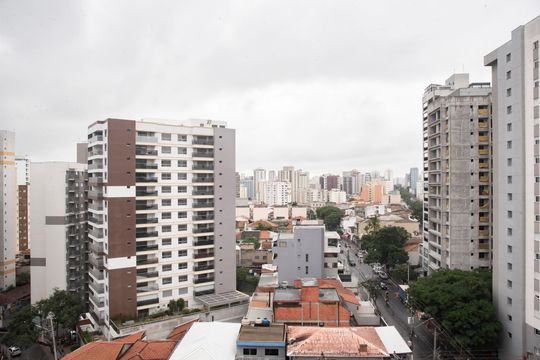Vista da Sala de apartamento para alugar com 2 quartos, 59m² em Mirandópolis, São Paulo