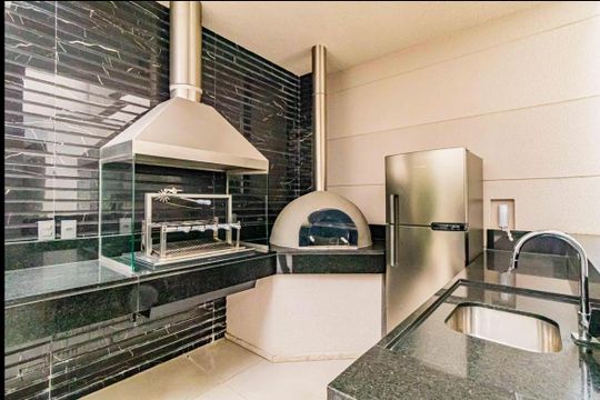 Área comum - Churrasqueira de apartamento à venda com 3 quartos, 154m² em Butantã, São Paulo