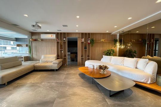 Sala de apartamento à venda com 3 quartos, 154m² em Butantã, São Paulo