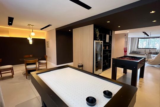 Área comum de kitnet/studio para alugar com 1 quarto, 25m² em Pinheiros, São Paulo