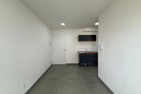 Sala/cozinha de apartamento à venda com 1 quarto, 26m² em Campos Elíseos, São Paulo